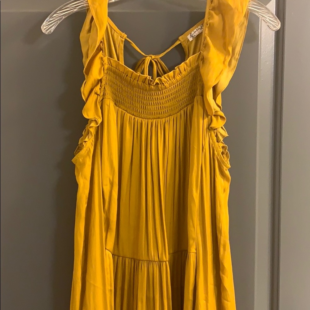 Free People Yellow/Gold Dress